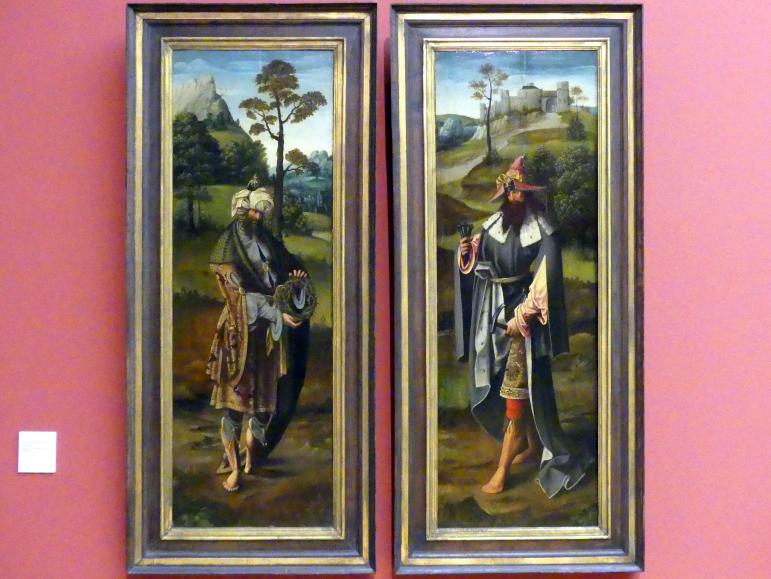 Joseph von Arimathia und Nikodemus, Berlin, Bode-Museum, Saal 209, um 1520, Bild 1/2