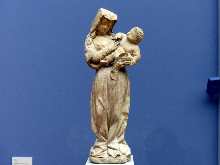Muttergottes mit dem Papagei, Berlin, Bode-Museum, Saal 210, um 1440, Bild 1/5