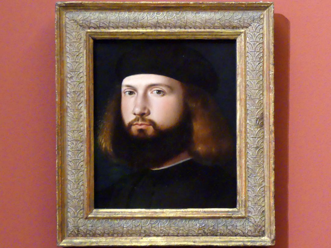 Andrea Previtali (1509–1510), Bildnis eines Mannes, Berlin, Bode-Museum, Saal 216, um 1510, Bild 1/2