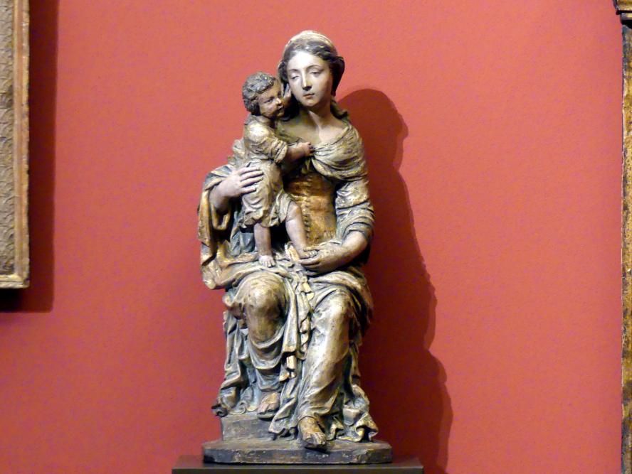 Gervais Delabarre (1605), Maria mit dem Kind, Berlin, Bode-Museum, Saal 216, Beginn 17. Jhd., Bild 1/2