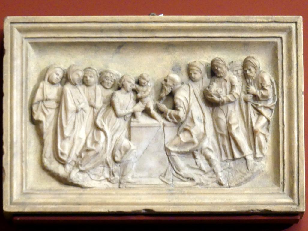 Giovanni Antonio Piatti (Umkreis) (1477), Die Darbringung Christi im Tempel, Berlin, Bode-Museum, Saal 216, um 1475–1480