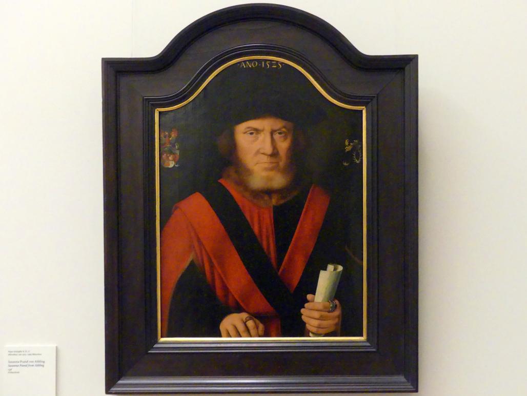 Bartholomäus Bruyn der Ältere (1513–1546), Johannes von Reidt, Bürgermeister von Köln, Berlin, Bode-Museum, Saal 221, 1525, Bild 1/2