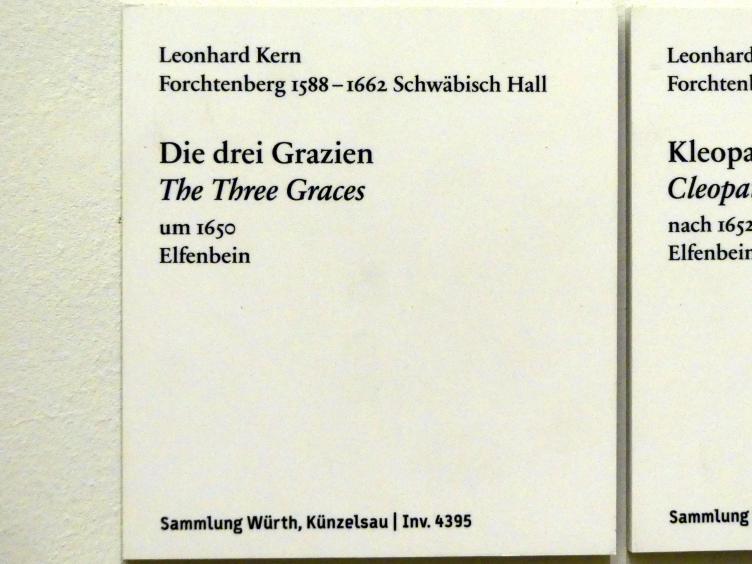 Leonhard Kern (1615–1653), Die drei Grazien, Berlin, Bode-Museum, Saal 222, um 1650, Bild 2/2