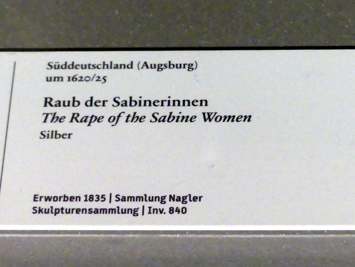 Raub der Sabinerinnen, Berlin, Bode-Museum, Saal 225, um 1620–1625, Bild 2/2