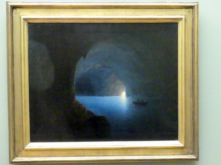 Carl Friedrich Seiffert (1860), Die Blaue Grotte auf Capri, Berlin, Alte Nationalgalerie, Saal 312, Romantik, Biedermeier, Düsseldorfer Schule, 1860, Bild 1/2