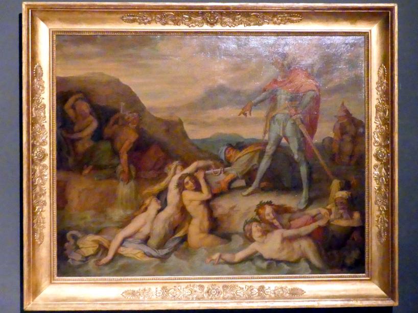 Peter von Cornelius (1816–1859), Hagen versenkt den Nibelungenhort, Berlin, Alte Nationalgalerie, Saal 104a, Geschichte der Nationalgalerie, 1859