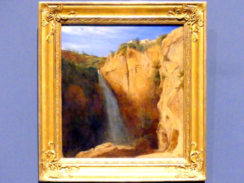 Carl Blechen (1822–1837), Wasserfälle bei Tivoli, Berlin, Alte Nationalgalerie, Saal 107, Carl Blechem, um 1832, Bild 1/2