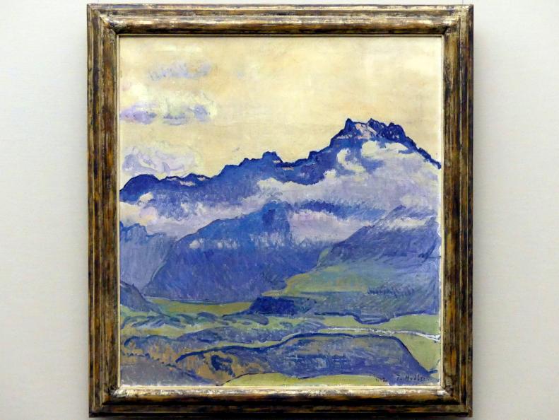 Ferdinand Hodler (1882–1915), Dents-du-Midi, Berlin, Alte Nationalgalerie, Saal 115, Secessionen und Jahrhundertwende, 1912, Bild 1/2