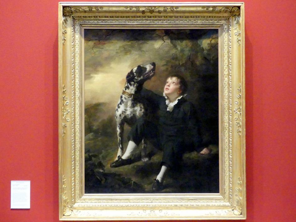 Henry Raeburn (1776–1820), John Stuart Hepburn Forbes, der spätere 8. Baronet von Pitsligo (1804-1866), Edinburgh, Scottish National Gallery, Saal 13, Malerei als Schauspiel, 1812