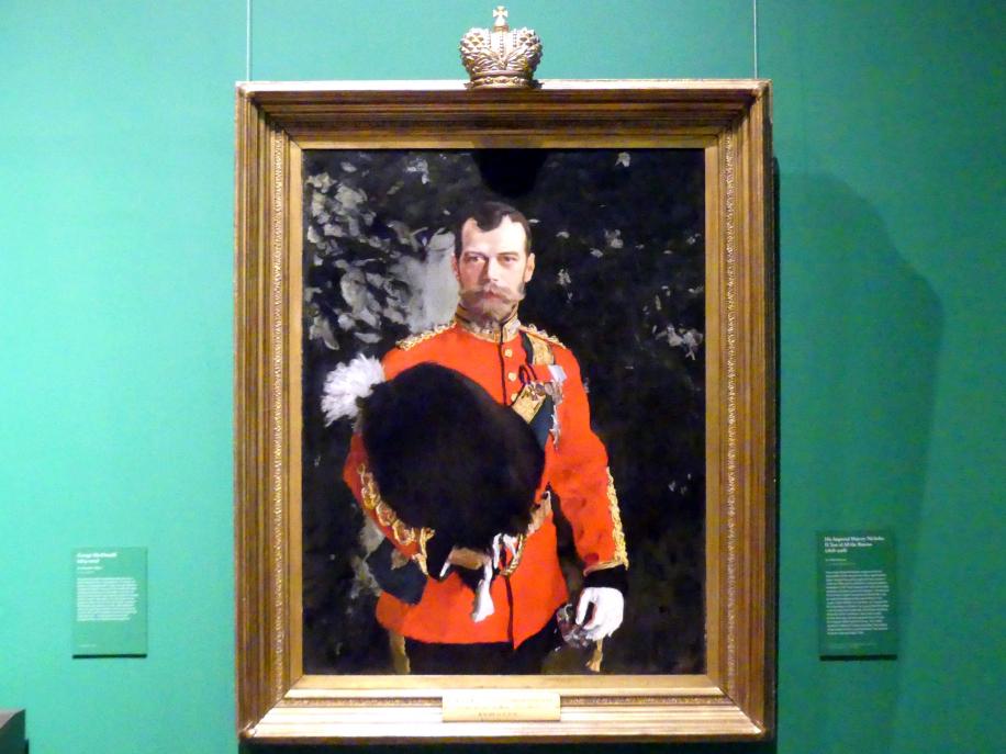 Walentin Alexandrowitsch Serow (1902), Seine Majestät Nikolaus II., Zar von Russland (1868-1918), Edinburgh, Scottish National Portrait Gallery, Saal 10, 1902