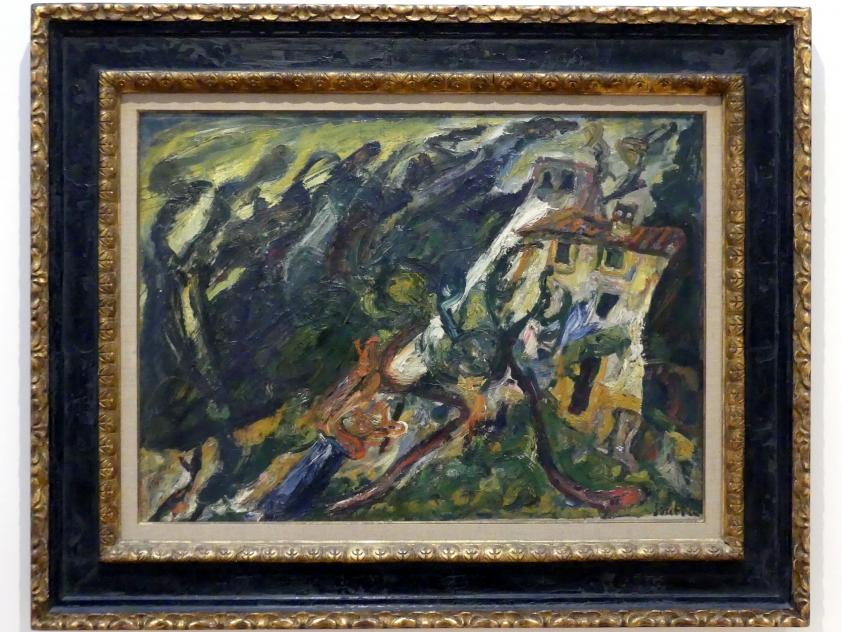 Chaïm Soutine (1919–1924), Le Mas Passe-Temps, Céret, Edinburgh, Scottish National Gallery of Modern Art, Gebäude One, Saal 14 - Expressive Kunst zu Beginn des 20. Jahrhunderts, 1920–1921, Bild 1/2