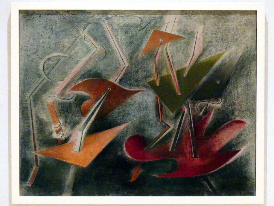 Paule Vézelay (1933–1950), Komposition, Edinburgh, Scottish National Gallery of Modern Art, Gebäude One, Saal 17 - Abstrakte Kunst und Britannien in der Zwischenkriegszeit, 1933, Bild 1/2