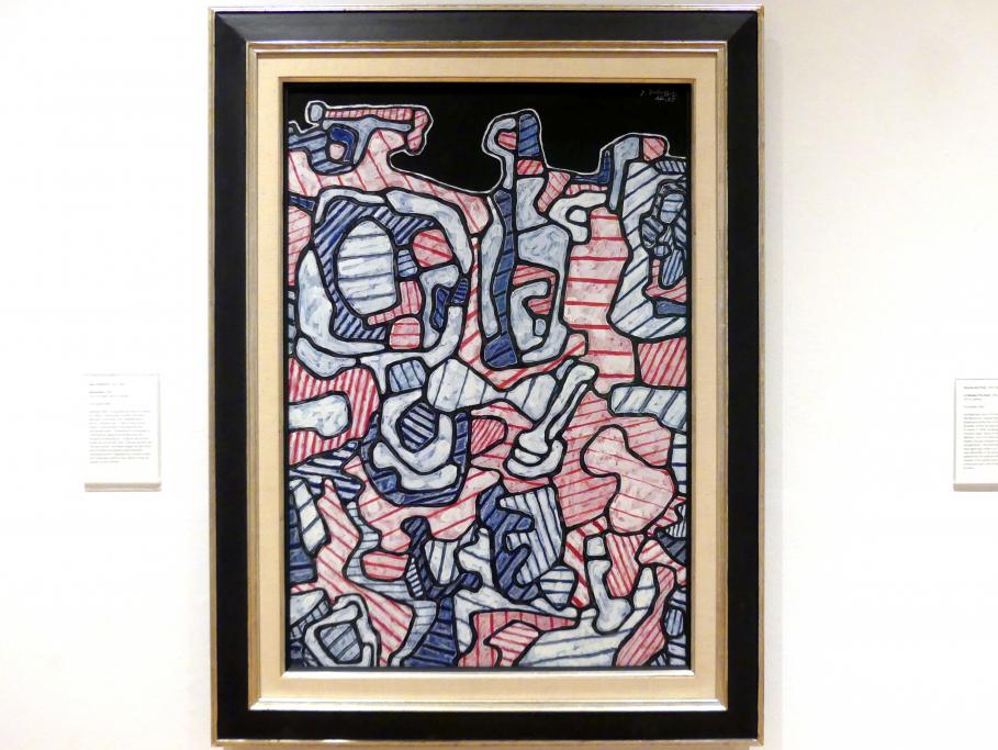 Jean Dubuffet (1943–1965), Geschirrspüler, Edinburgh, Scottish National Gallery of Modern Art, Gebäude One, Saal 19: jenseits der Farbe: Gestik und Materialität in der Nachkriegszeit - europäische Kunst, 1965, Bild 1/2