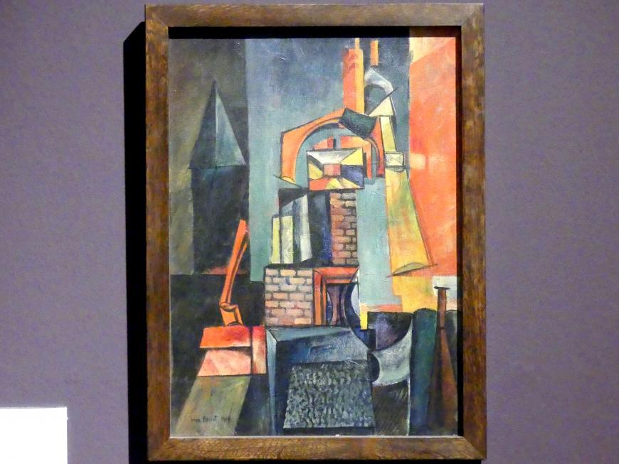 Max Ernst (1912–1970), Türme, Edinburgh, Scottish National Gallery of Modern Art, Gebäude One, Saal 20: jenseits des Realismus - Dada und Surrealismus, 1916