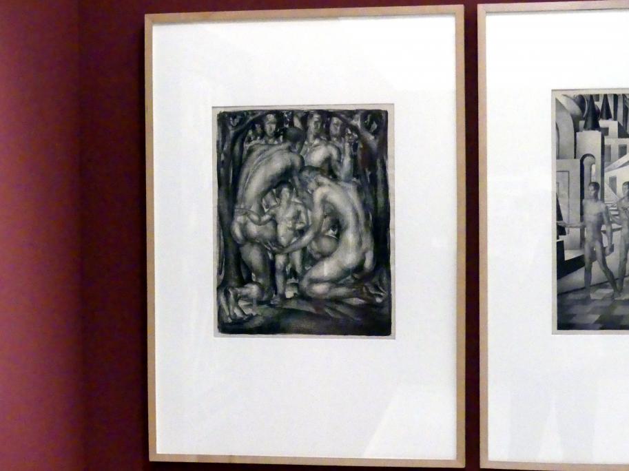 Eugen Krón (1922–1925), Leben IV, Prag, Nationalgalerie im Messepalast, 1918-1939, Saal 17, 1922, Bild 2/3