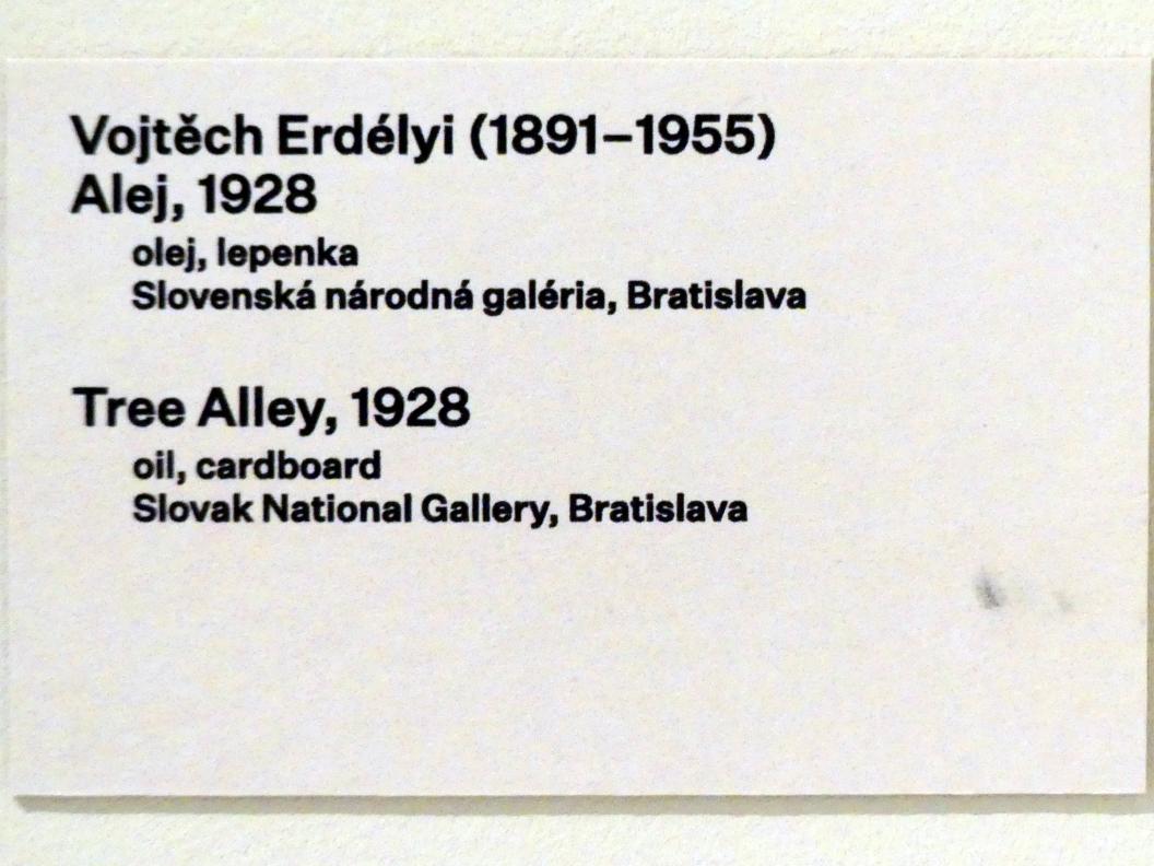 Vojtěch Erdélyi (1925–1934), Allee, Prag, Nationalgalerie im Messepalast, 1918-1939, Saal 18, 1928, Bild 2/2