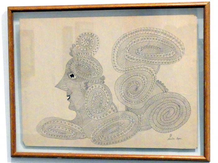 Nanda Papiri (1950), Ohne Titel, Madrid, Museo Reina Sofía, Saal 404, um 1950, Bild 1/2