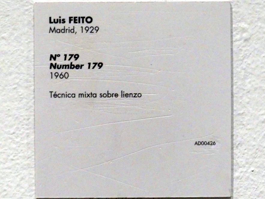 Luis Feito (1960), Nr. 179, Madrid, Museo Reina Sofía, Saal 406, 1960, Bild 2/2