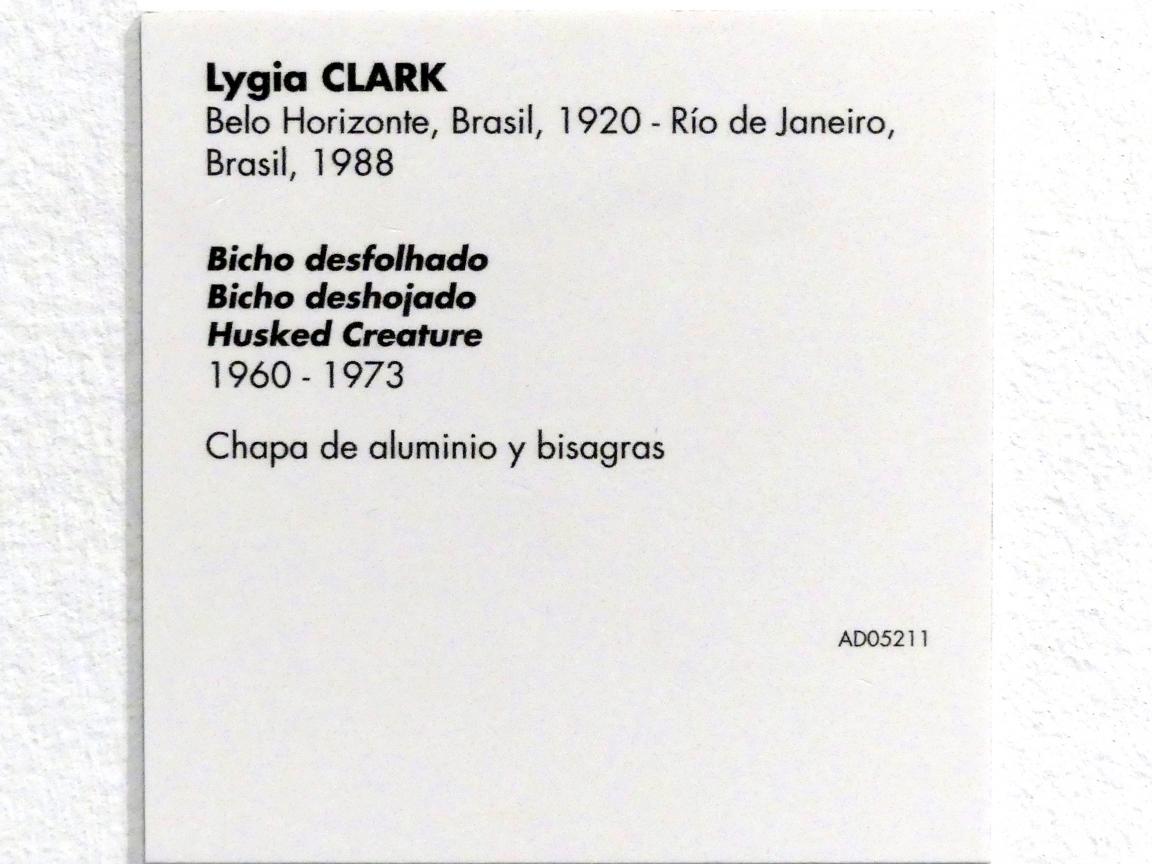 Lygia Clark (1957–1966), Entfaltete Kreatur, Madrid, Museo Reina Sofía, Saal 410, 1960, Bild 4/4