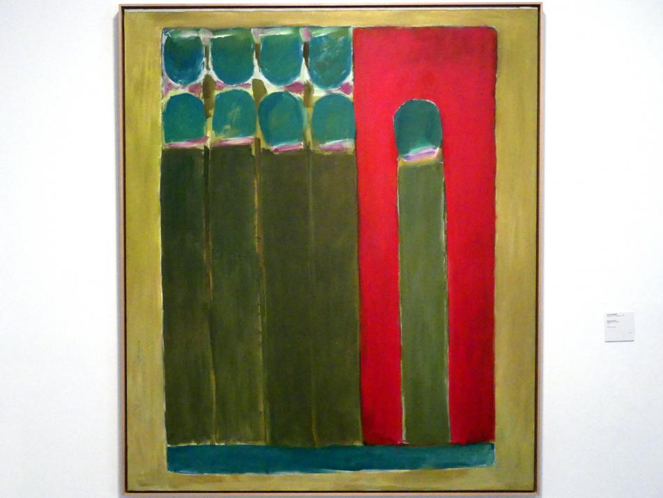 José Guerrero (1963–1970), Grüne Begegnung, Madrid, Museo Reina Sofía, Saal 417, 1970, Bild 1/2