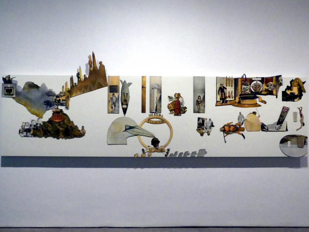 Öyvind Fahlström (1967), Lebenskurve Nr. 1 Ian Fleming, Madrid, Museo Reina Sofía, Saal 427, 1967