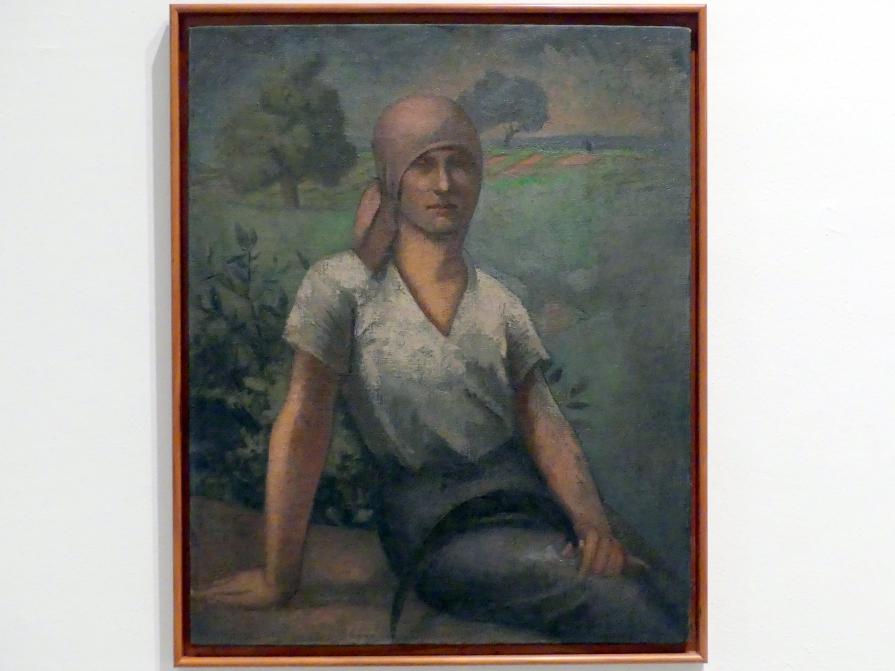 Julio González (1897–1942), Sitzende Bäuerin, Madrid, Museo Reina Sofía, Saal 201.04, um 1920–1925