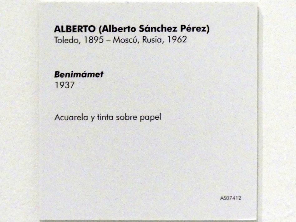 Alberto Sánchez Pérez (1924–1959), Benimàmet, Madrid, Museo Reina Sofía, Saal 204, 1937, Bild 2/2