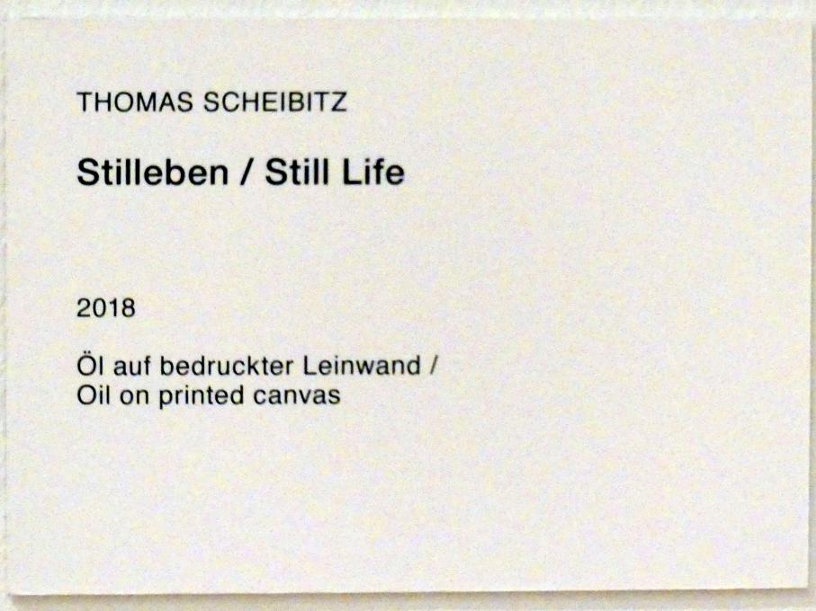 Thomas Scheibitz (1994–2019), Stillleben, Berlin, Museum Berggruen, Stülerbau, 1. Obergeschoss, 2018, Bild 2/2