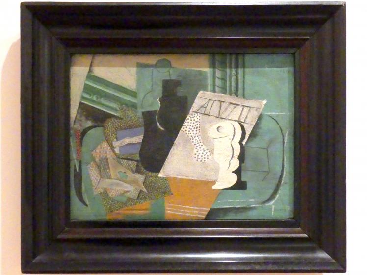 Pablo Picasso (1897–1972), Spielkarten, Tabak, Flasche und Glas, Berlin, Museum Berggruen, Stülerbau, 1. Obergeschoss, 1914