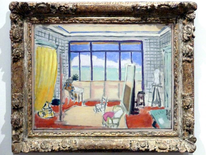 Henri Matisse (1898–1953), Im Atelier in Nizza, Berlin, Museum Berggruen, Kommandantenhaus, Erdgeschoss, Saal 3, 1929, Bild 1/2