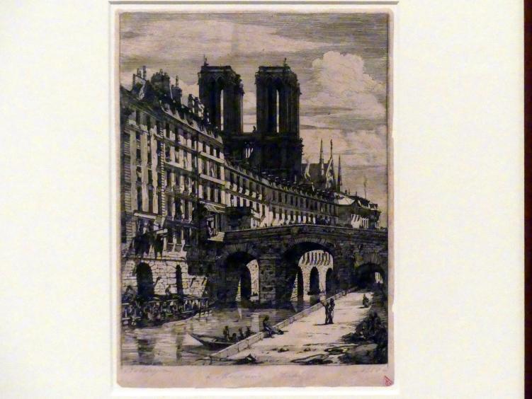 Charles Méryon (1850–1865), Die kleine Brücke, Berlin, Sammlung Scharf-Gerstenberg, Erdgeschoß, Saal 3, 1850, Bild 2/3