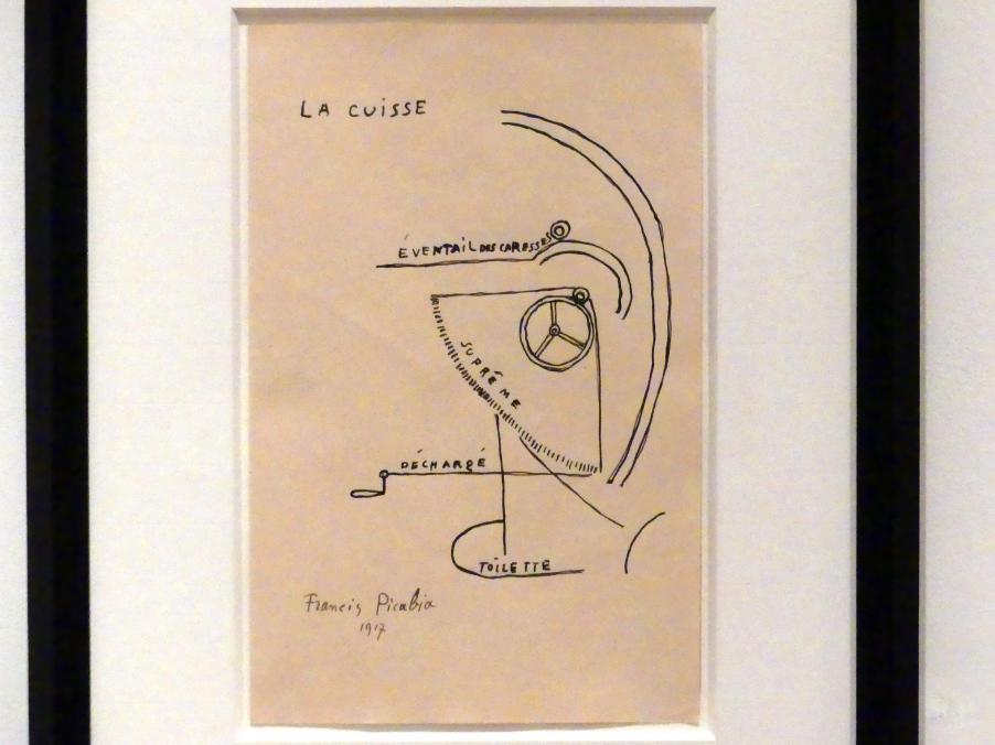 Francis Picabia (1908–1948), Der Schenkel, Berlin, Sammlung Scharf-Gerstenberg, Obergeschoß, Saal 7, 1917, Bild 2/3