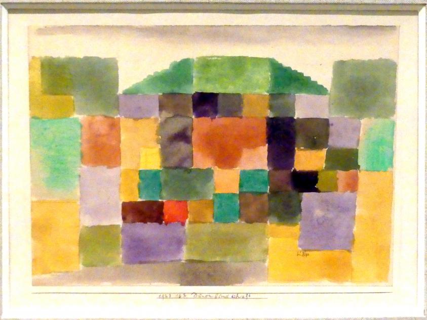 Paul Klee (1904–1940), Dünenlandschaft (1923, 162), Berlin, Sammlung Scharf-Gerstenberg, Obergeschoß, Saal 8, 1923, Bild 2/3