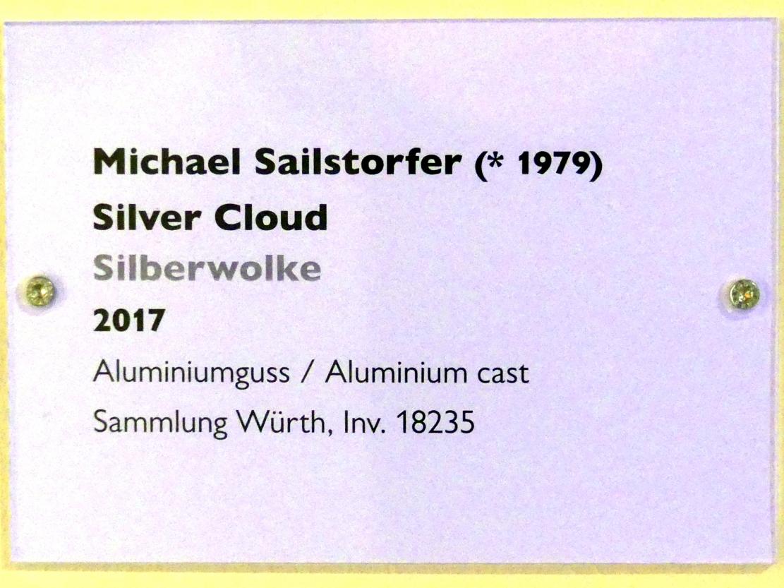 Michael Sailstorfer (2017), Silberwolke, Schwäbisch Hall, Kunsthalle Würth, Ausstellung "Lust auf mehr" vom 30.09.2019 - 20.09.2020, Erdgeschoss, 2017, Bild 5/5