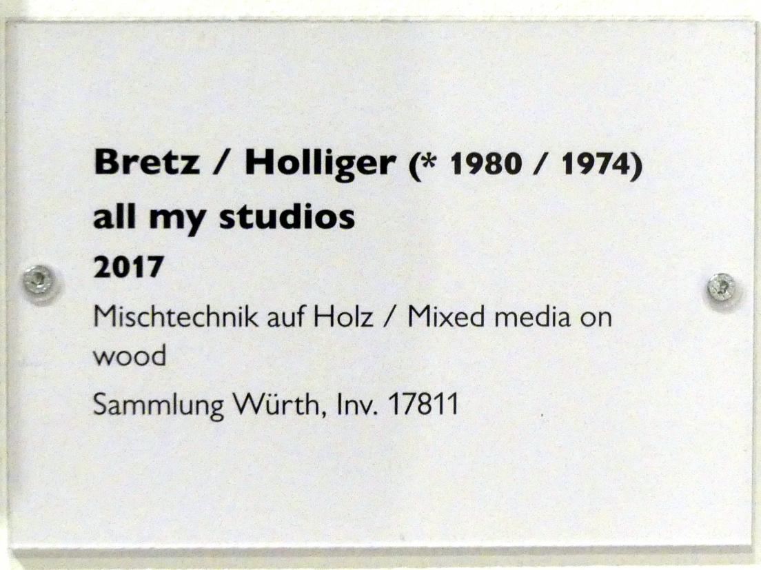 Bernhard Bretz (2017), all my studios, Schwäbisch Hall, Kunsthalle Würth, Ausstellung "Lust auf mehr" vom 30.09.2019 - 20.09.2020, Erdgeschoss, 2017, Bild 2/2