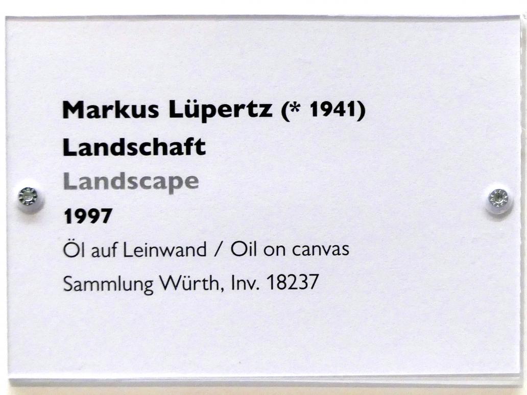 Markus Lüpertz (1964–2000), Landschaft, Schwäbisch Hall, Kunsthalle Würth, Ausstellung "Lust auf mehr" vom 30.09.2019 - 20.09.2020, Erdgeschoss, 1997, Bild 2/2