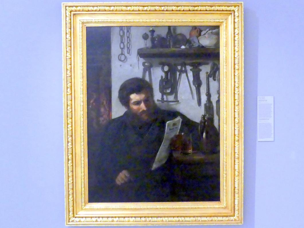 Karel Purkyně (1856–1861), Bildnis des Schmieds Jech (Pollitischer Schmied), Prag, Nationalgalerie im Messepalast, Das lange Jahrhundert, Saal 1, 1860