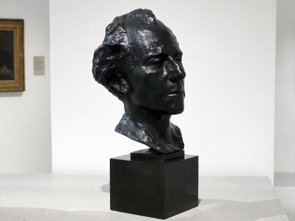 Auguste Rodin (1863–1917), Gustav Mahler, Prag, Nationalgalerie im Messepalast, Das lange Jahrhundert, Saal 1, 1909, Bild 2/4