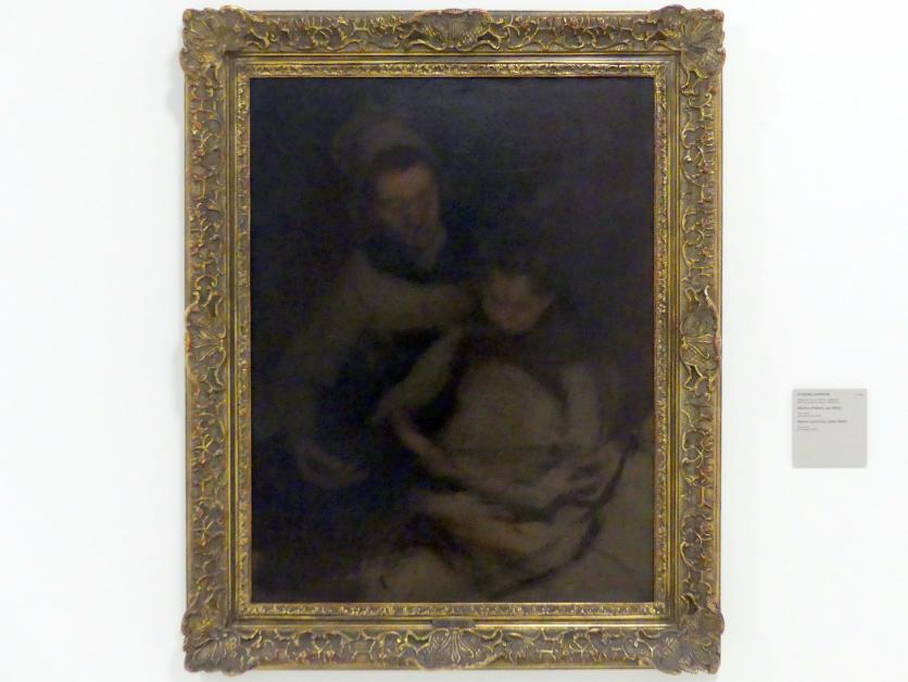 Eugène Carrière (1890–1903), Mutter und Kind, Prag, Nationalgalerie im Messepalast, Das lange Jahrhundert, Saal 3, nach 1890, Bild 1/2