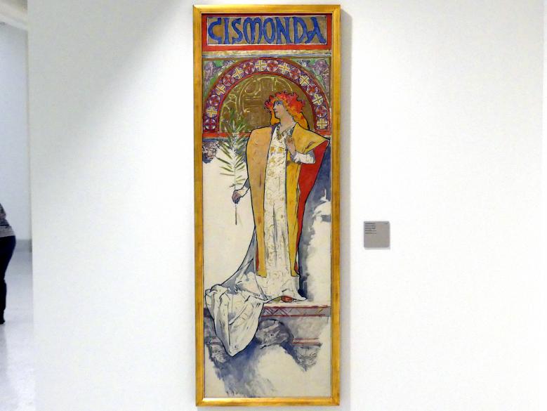 Alfons Mucha (1894–1917), Gismonda, Prag, Nationalgalerie im Messepalast, Das lange Jahrhundert, Saal 7, 1894