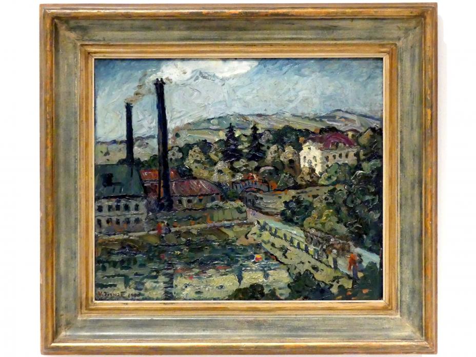Willi Nowak (1906–1929), Fabrik, Prag, Nationalgalerie im Messepalast, Das lange Jahrhundert, Saal 10, 1906