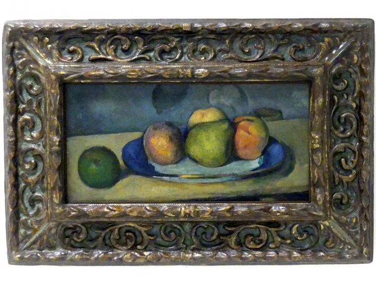 Paul Cézanne (1866–1906), Obst, Prag, Nationalgalerie im Messepalast, Das lange Jahrhundert, Saal 13, 1879–1882, Bild 1/2