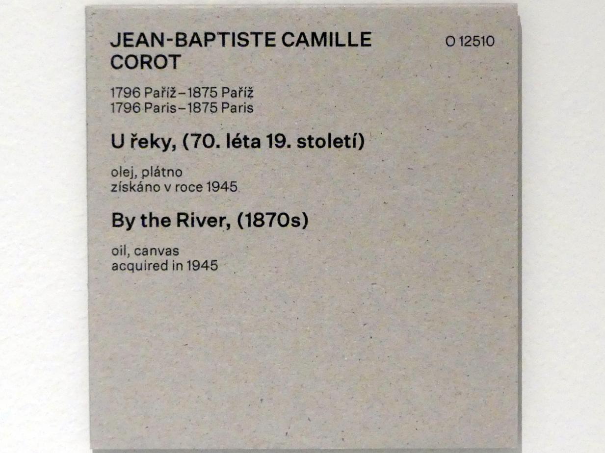 Jean-Baptiste Camille Corot (1823–1874), Am Fluss, Prag, Nationalgalerie im Messepalast, Das lange Jahrhundert, Saal 17, um 1870–1875, Bild 2/2