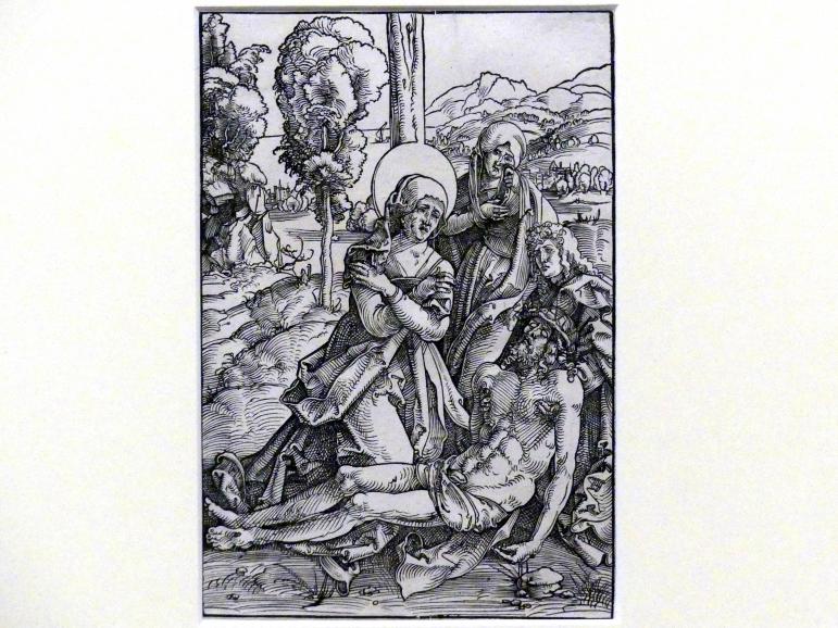 Hans Baldung Grien (1500–1544), Die Beweinung Christi, Karlsruhe, Staatliche Kunsthalle, Ausstellung "Hans Baldung Grien, heilig | unheilig", Saal 1, 1505–1507