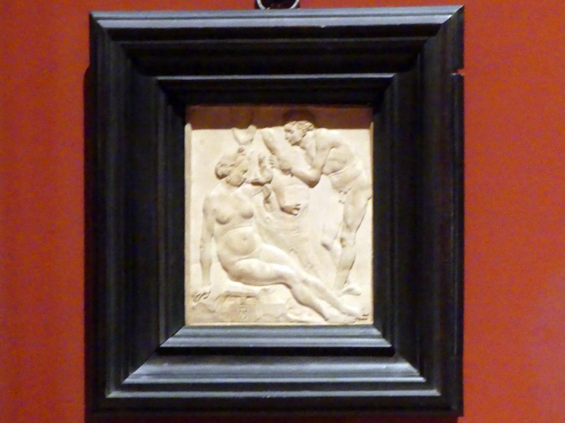 Ludwig Krug (Kopie) (1524), Adam und Eva, Karlsruhe, Staatliche Kunsthalle, Ausstellung "Hans Baldung Grien, heilig | unheilig", Saal 7, um 1524, Bild 2/3