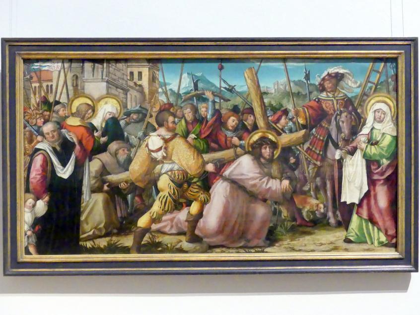 Hans Herbst (1515), Die Kreuztragung Christi, Karlsruhe, Staatliche Kunsthalle, Saal 15, 1515