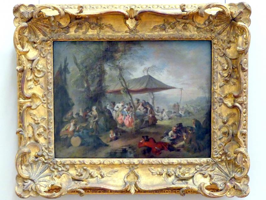Jean-Baptiste Pater (1730–1736), Freuden des Soldatenlebens, Karlsruhe, Staatliche Kunsthalle, Saal 24, 1730–1735, Bild 1/2