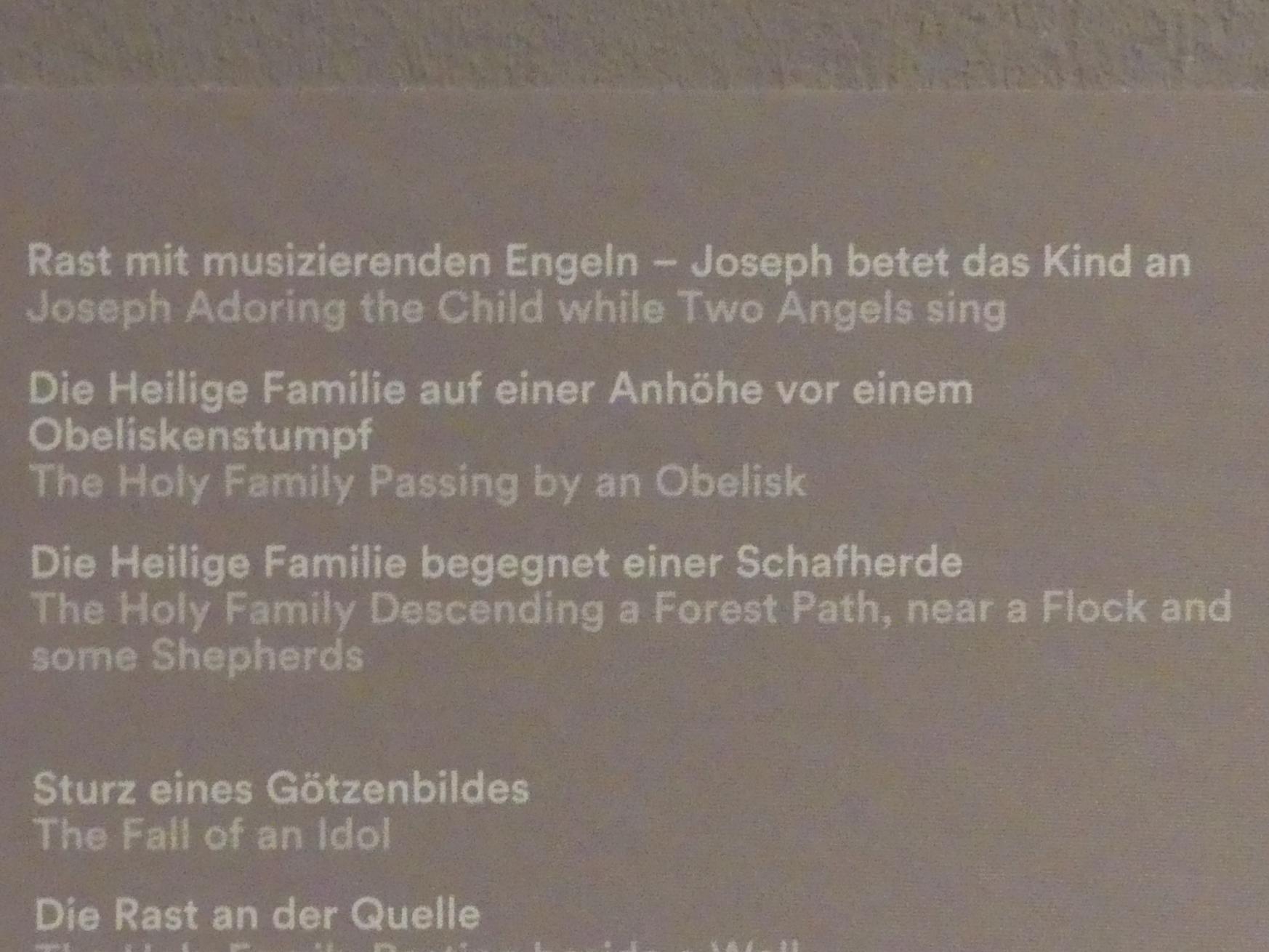 Giovanni Domenico Tiepolo (1743–1785), Die Heilige Familie begegnet einer Schafherde, Stuttgart, Staatsgalerie, Ausstellung "Tiepolo"  vom 11.10.2019 - 02.02.2020, Saal 10: Späte Werke, 1753, Bild 3/3