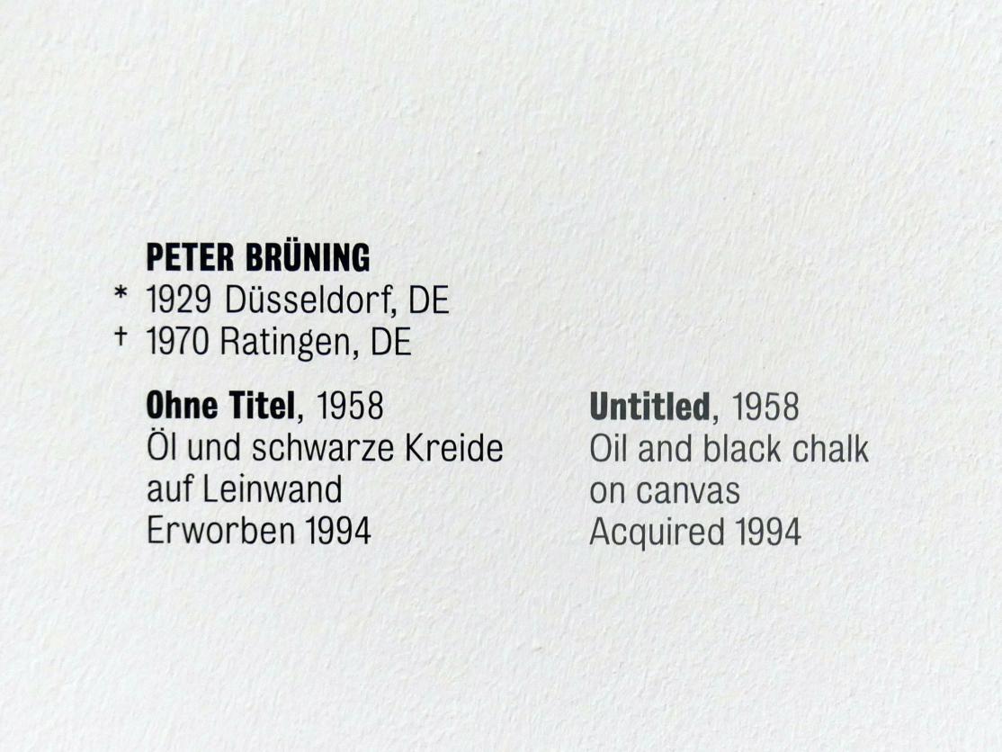 Peter Brüning (1958–1959), Ohne Titel, Stuttgart, Kunstmuseum, Saal 7, 1958, Bild 2/2