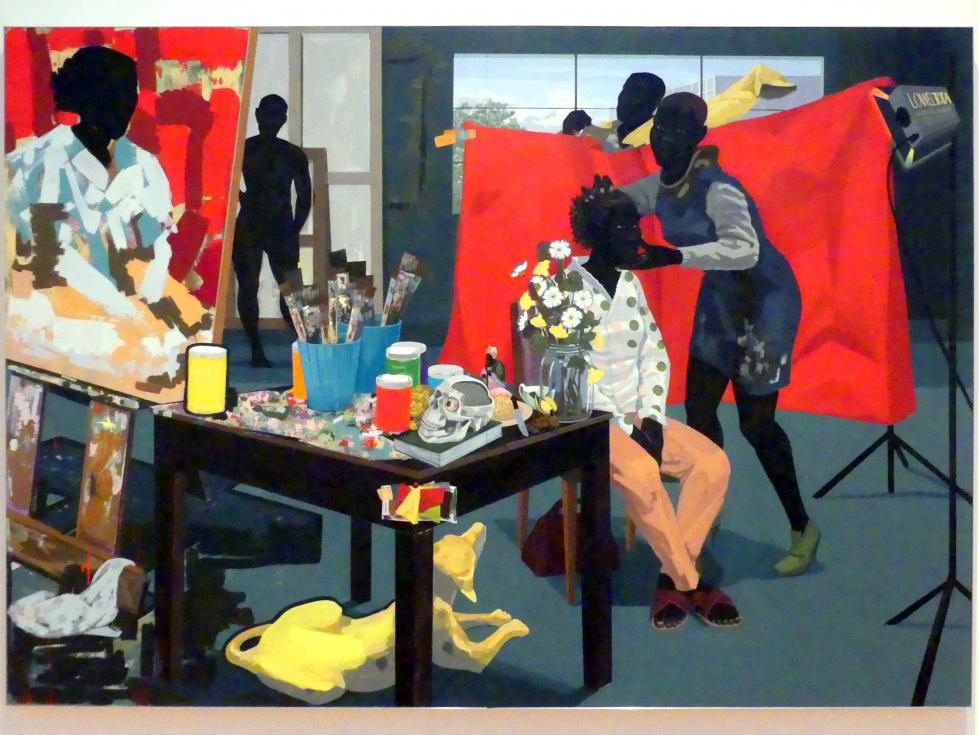 Kerry James Marshall (2014), Ohne Titel (Studio), New York, Metropolitan Museum of Art (Met), Saal 915, 2014, Bild 1/2